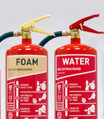 Water, Foam, CO2 and Powder Extinguishers